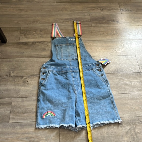 Short Overalls with Rainbow Straps - Picture 7 of 13